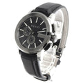 Gucci G Chrono Black Dial Black Leather Strap Watch For Men - YA101205