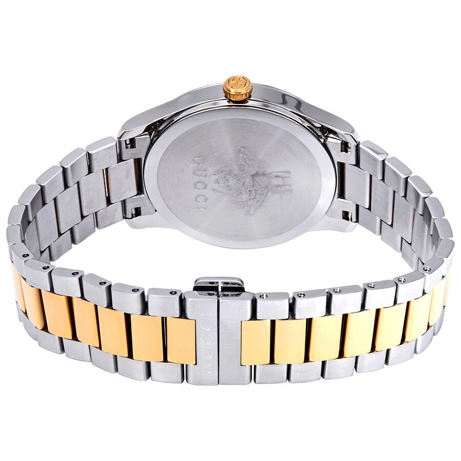 Gucci G Timeless Quartz Silver Dial Silver Steel Strap Watch For Women - YA1264075