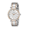 Guess Park Ave Silver Dial Two Tone Steel Strap Watch for Women - W0636L1