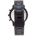 Fossil Neutra Chronograph Black Dial Black Steel Strap Watch for Men - FS5525