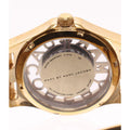 Marc Jacobs Henry Skeleton Gold Dial Gold Steel Strap Watch for Women - MBM3263