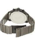 Hugo Boss Architectural Blue Dial Grey Steel Strap Watch for Men - 1513574
