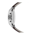 Hugo Boss Aeroliner Chronograph Quartz Grey Dial Brown Leather Strap Watch For Men - HB1512570