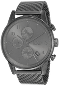 Hugo Boss Navigator Grey Dial Grey Mesh Bracelet Watch for Men - 1513674
