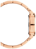 Daniel Wellington Iconic Link White Dial Rose Gold Steel Strap Watch For Women - DW00100209