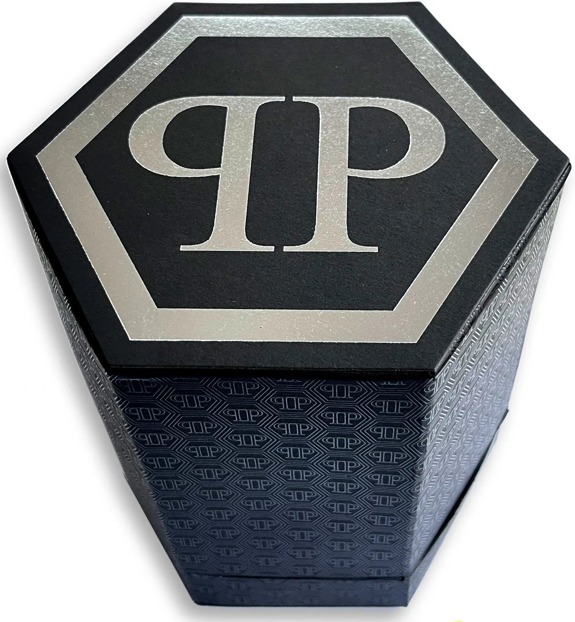 Philipp Plein High-Conic Automatic Black Dial Black Steel Strap Watch For Men- PWRAA0423