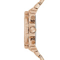 Guess Fusion Chronograph Rose Gold Dial Rose Gold Steel Strap Watch for Women - GW0552L3