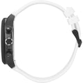 Hugo Boss Velocity Black Dial White Rubber Strap Watch for Men - 1513718