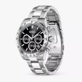 Hugo Boss Hero 2.0 Chronograph Black Dial Silver Steel Strap Watch for Men - 1514267