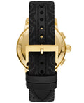 Tory Burch The Tory Chronograph Black Dial Black Leather Strap Watch for Women - TBW1055