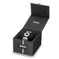 Hugo Boss Hero 2.0 Chronograph Black Dial Black Steel Strap Watch for Men - 1514271