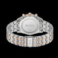 Hugo Boss Tourmaster Chronograph Blue Dial Two Tone Steel Strap Watch for Men - 1514288