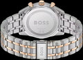 Hugo Boss Tourmaster Chronograph Blue Dial Two Tone Steel Strap Watch for Men - 1514288