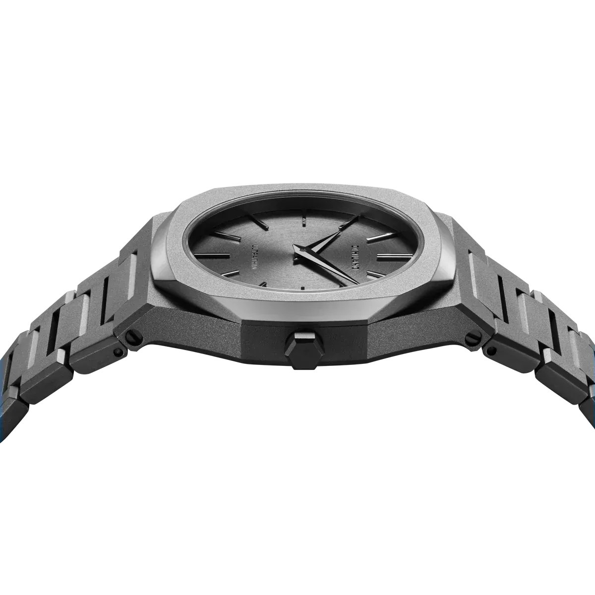 D1 Milano Ultra Thin Grey Dial Grey Steel Strap Watch for Women - D1-UTBL32