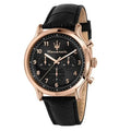 Maserati Epoca Limited Edition Chronograph Black Dial Black Leather Strap Watch for Men - R8871618015