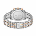 Hugo Boss Tourmaster Chronograph Blue Dial Two Tone Steel Strap Watch for Men - 1514288