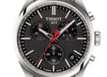 Tissot PR 100 Vuelta Chronograph Black Dial Silver Steel Strap Watch for Men - T150.417.11.051.01