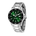 Maserati Competizione Green Dial Silver Steel Strap Watch for Men - R8853100038