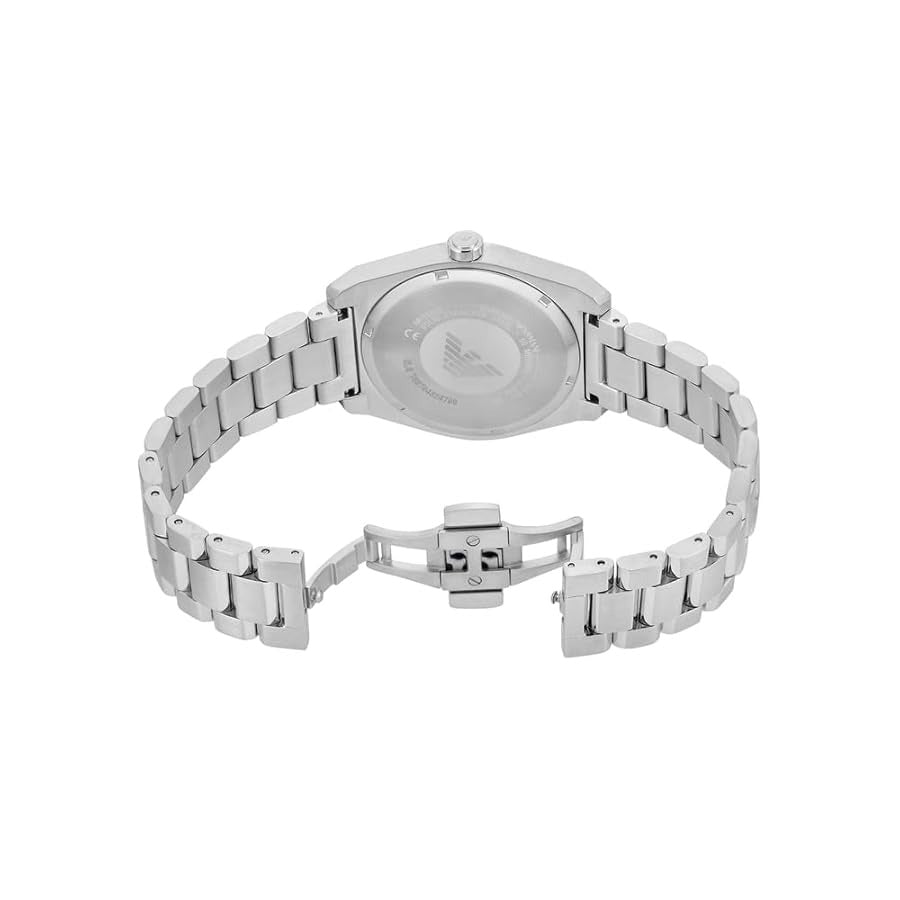 Emporio Armani Frederico Analog Blue Dial Silver Steel Strap Watch for Men - AR11620