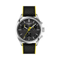 Tissot PR 100 Tour De France Chronograph Black Dial Silver Steel Strap Watch for Men - T150.417.11.051.00