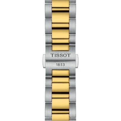 Tissot PR 100 Chronograph Silver Dial Two Tone Steel Strap Watch for Men - T150.417.22.031.00