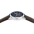 Maserati Attraction Limited Edition Chronograph Blue Dial Brown Leather Strap Watch for Men - R8851151003