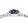 Maserati Attrazione Chronograph Blue Dial Silver Steel Strap Watch for Men - R8853151005