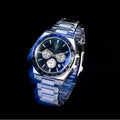 Maserati Velocità Chronograph Blue Dial Silver Steel Strap Watch for Men - R8873652005