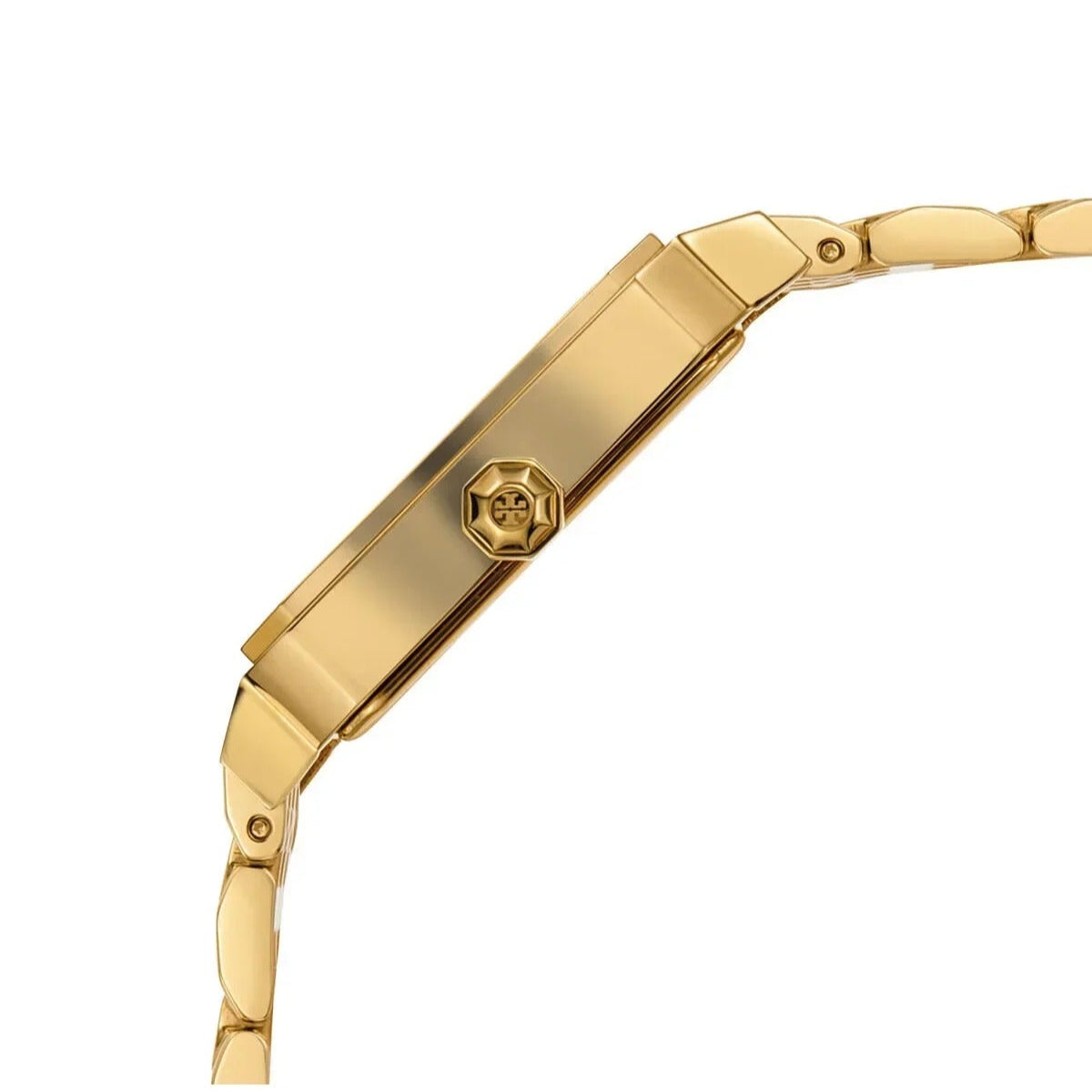 Tory Burch Robinson White Dial Gold Steel Strap Watch for Women - TBW1500