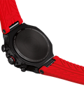 Tissot T Race Chronograph Black Dial Red Rubber Strap Watch for Men - T141.417.37.061.01