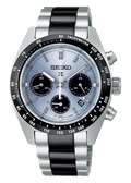 Seiko Prospex Speedtimer Solar Chronograph Limited Edition Blue Dial Two Tone Steel Strap Watch for Men - SSC909