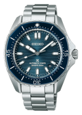 Seiko Prospex Polygonal Divers Automatic Blue Dial Silver Steel Strap Watch for Men - SPB483J1