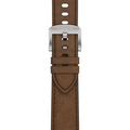 Tissot PRC 100 Solar Quartz Silver Dial Brown Leather Strap Watch for Men - T151.422.16.031.00