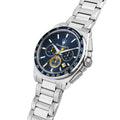 Maserati Velocità Chronograph Blue Dial Silver Steel Strap Watch for Men - R8873652001