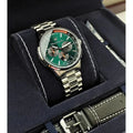 Maserati Sorpasso Chronograph Green Dial Silver Steel Strap Watch for Men - R8873624002