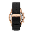 Maserati Tradizione Chronograph Black Dial Black Leather Strap Watch for Men - R8871646001