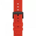 Tissot T Race Chronograph Black Dial Red Rubber Strap Watch for Men - T141.417.37.061.01
