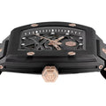 Philipp Plein The $Keleton Black Dial Black Silicone Strap Watch for Men - PWVBA0523