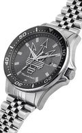 Maserati SFIDA Chronograph Grey Dial Silver Steel Strap Watch for Men - R8853140010
