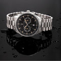 Maserati Tradizione Chronograph Black Dial Silver Steel Strap Watch for Men - R8873646004