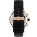 Maserati Stile Skeleton Chronograph Black Dial Black Silicone Strap Watch for Men - R8871642003