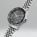 Maserati SFIDA Chronograph Grey Dial Silver Steel Strap Watch for Men - R8853140010