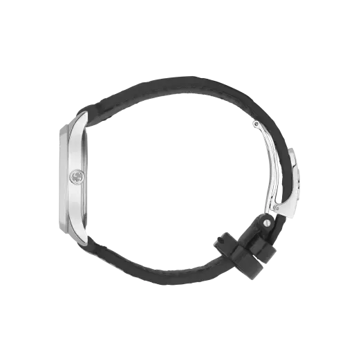 Gucci G Timeless Black Dial Black Leather Strap Watch for Women - YA1265055