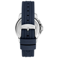 Maserati Successo Chronograph Silver Dial Blue Silicone Strap Watch for Men - R8871621042
