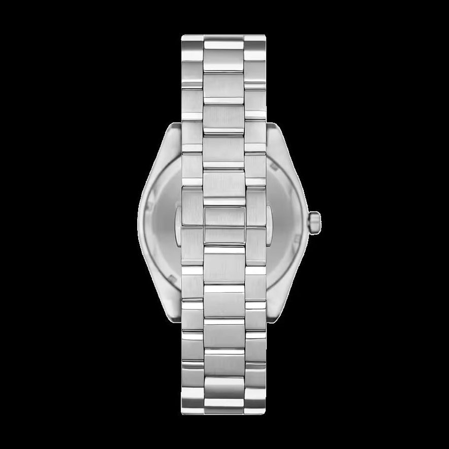 Emporio Armani Frederico Analog Green Dial Silver Steel Strap Watch for Men - AR11621