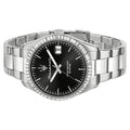 Maserati Competizione Black Dial Silver Steel Strap Watch for Men - R8853100028