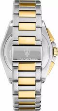 Maserati Velocità Chronograph Black Dial Two Tone Steel Strap Watch for Men - R8873652003