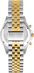 Maserati SFIDA Chronograph Silver Dial Two Tone Steel Strap Watch for Men - R8873640024