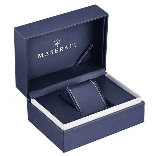 Maserati Epoca Limited Edition Chronograph Blue Dial Silver Mesh Strap Watch for Men - R8873618022