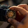 Seiko Prospex US Special Edition King Turtle Automatic Brown Dial Silver Steel Strap Watch for Men - SRPH55